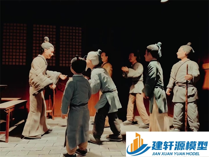 大洼喻侃压粮饷军场景