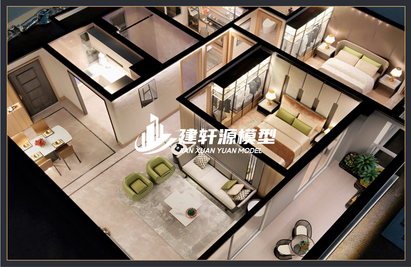 大洼户型模型制作