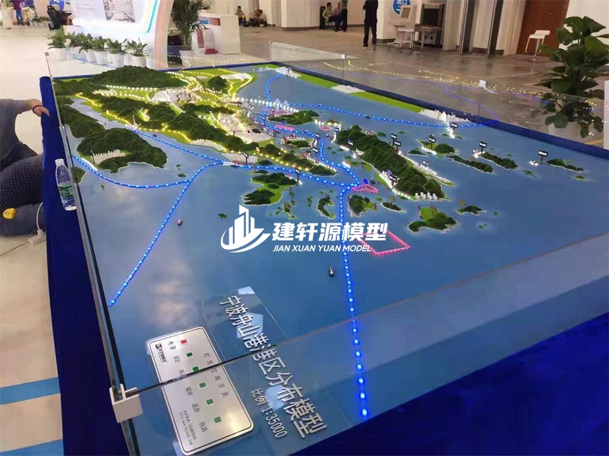 大洼地形地貌模型