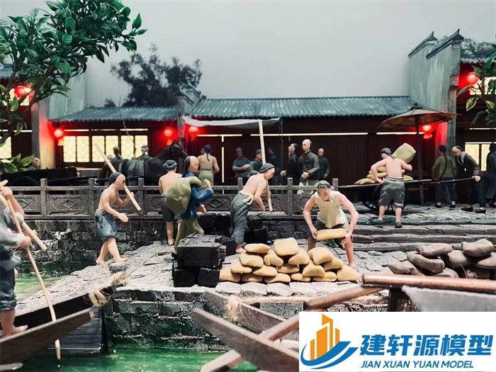 大洼博物馆江南水乡模型