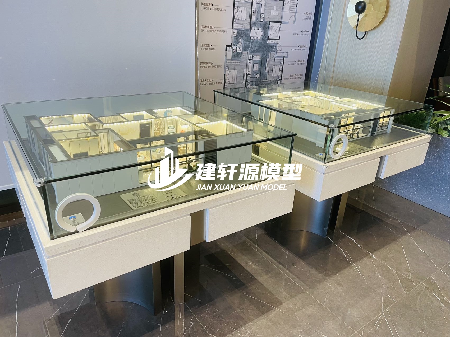 大洼中梁地产户型模型制作