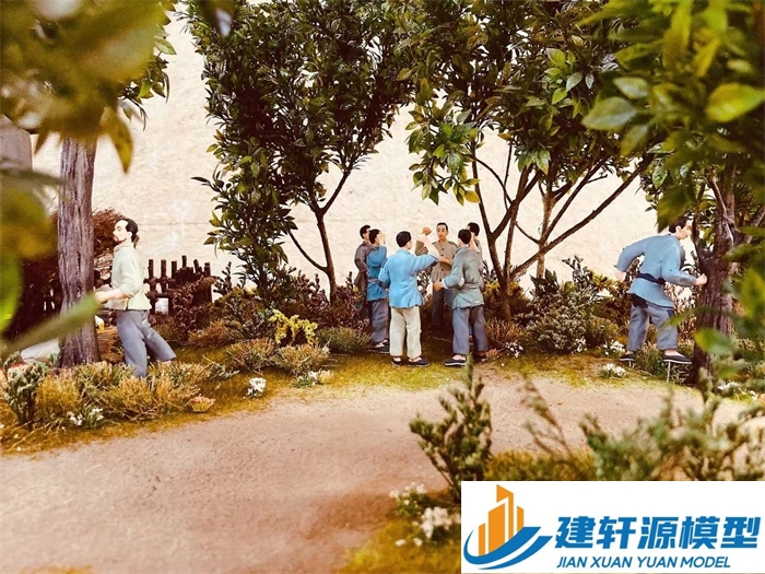 大洼径山·中共临余工委建立场景模型