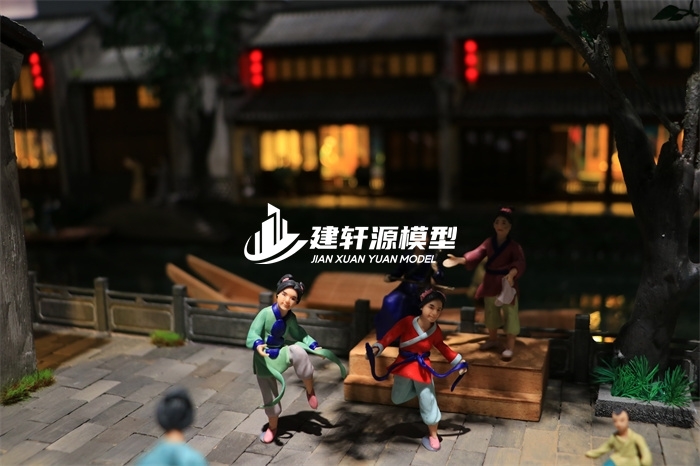 大洼京杭大运河博物馆·北新夜市场景模型
